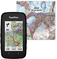TwoNav GPS Cross Plus + kaart Frankrijk IGN Top25 – multisport fietsen MTB wandelen trekking/compact en licht/display 3,2 inch/looptijd 20 uur/geheugen 32 GB/topo-kaart inclusief