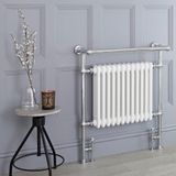 Hudson Reed Elizabeth Rétro Design Radiateur Blanc - Eau Chaude - 93 x 79cm