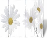 vidaXL Kamerscherm inklapbaar bloem 200x170 cm