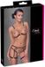 Cottelli Bol Elegante Open Rio Body Harnas met Mooie Schakelketting Zwart