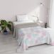Fantasy Quilt van microvezel, voor de zomer, 1,5 ligplaatsen, moleculen