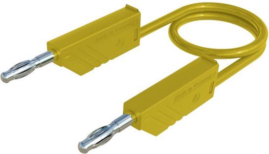SKS Hirschmann CO MLN 150/1 Meetsnoer Banaanstekker 4 mm Banaanstekker 4 mm 1.50 m Geel 1 stuk(s)