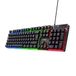 Trust Gaming GXT 835 Azor Gaming-toetsenbord, bekabeld, Frans, AZERTY, regenboog-ledverlichting, speelmodus, 8 anti-ghosting-toetsen, gaming-toetsenbord met USB-membraan, PC/laptop, zwart
