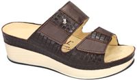 Vital - Dames - bruin donker - slippers & muiltjes - maat 39