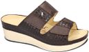 Vital - Dames - bruin donker - slippers & muiltjes - maat 39