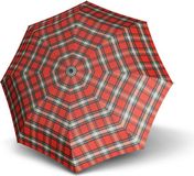 Knirps Smart & Casual Line Minimatic Light Umbrella Red Check