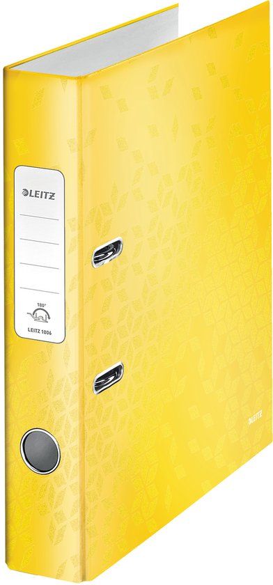 Leitz WOW 180° Duurzame Ordner - Geel