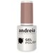 Andreia Gelnagellak, semi-permanent, pour lampe UV/LED, teinte intense, dure 4 semaines, pour manucure française, couleur 221 gris, teintes claires - 10,5 ml