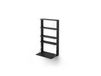 Massproductions Étagère murale avec bureau Gridlock - M1-A4-0-D Black stained Ash