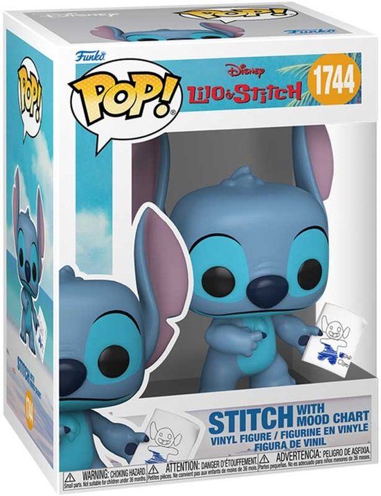Funko Pop! Disney Lilo & Stitch - Stitch with Mood Chart vinylfiguur