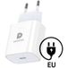 DEQSTER - Netspanningsadapter - 30 watt - 3 A (USB-C) - wit - Europa