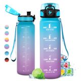 Waterfles KollyKolla Waterfles voor kinderen, 500 ml, tijdsaanduiding en filter, lekvrij, koolzuurhoudende dranken, geschikt voor fiets, school, meisjes, sport