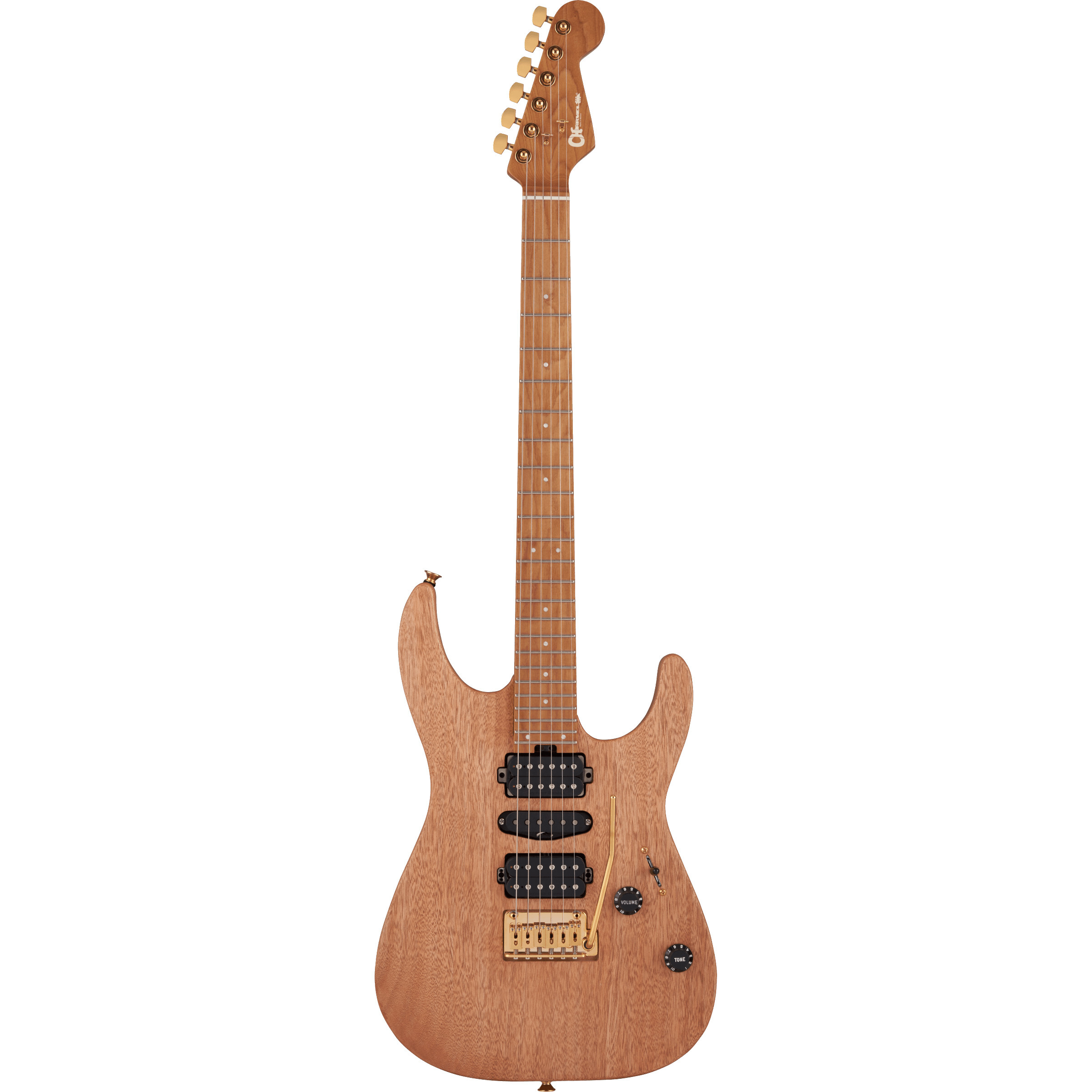 Charvel Pro-Mod DK24 HSH 2PT CM Mahogany Natural