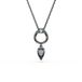 Swarovski Mesmera Collier Femme Métal Gris/Noir 42-47 CM