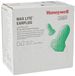 Howard Leight by Honeywell MAXIMUM LITE oordopjes voor eenmalig gebruik zonder kabel, groene kleur, T-vorm met contouren, ideaal voor werknemers met kleinere gehoorgangen, SNR 34 dB (200 paar)