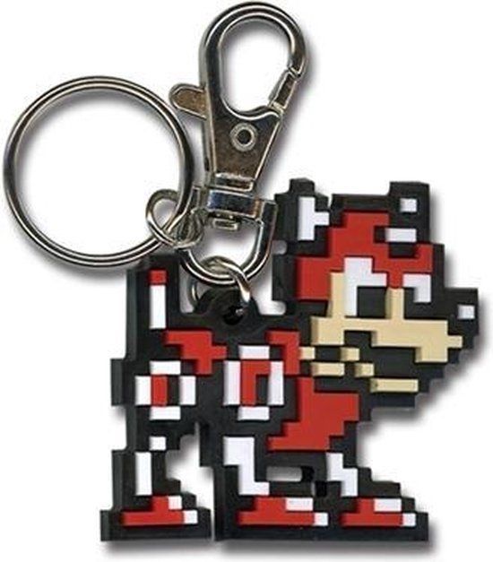 Megaman 10 8-Bit Rubber Keychain - Rush (Red)