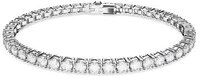 Swarovski Matrix Tennis Armband - Zilverkleurig - Vrouwen - 16.50 cm