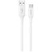 Dudao Câble de données et de charge USB-A - microUSB L2SM, 18W, 1,2m, blanc