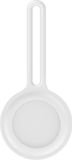 By Qubix Qubix - AirTag case infinity series - siliconen sleutelhanger - wit