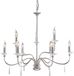 Elstead Lighting LED Kroonluchter | 9X E14 Max 60W | Dimbaar | Polished Nickel