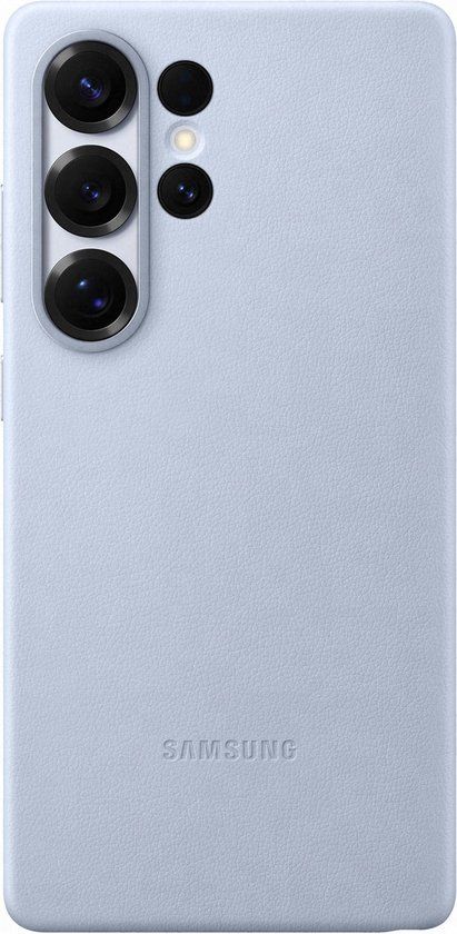 Samsung Galaxy S25 Ultra Hoesje - Lichtblauw - Kunstleer