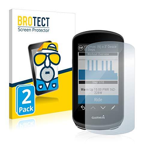 brotect 2x Antireflecterende Beschermfolie compatibel met Garmin Edge 1030 Plus Anti-Glare Screen Protector, Mat, Ontspiegelend