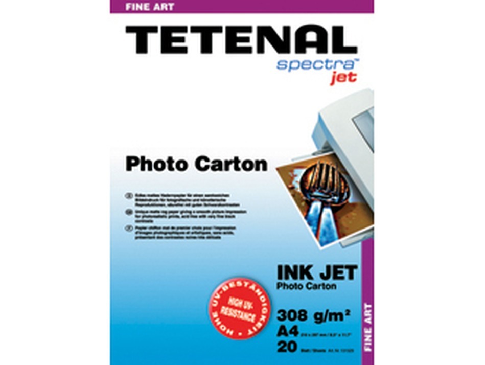 Tetenal Tetenal 308 gram Photo carton A3 20 sheets fine art