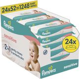 Pampers Sensitive Billendoekjes - 1248 stuks - 0% plastic - Hypoallergeen