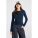 America Today top - donkerblauw