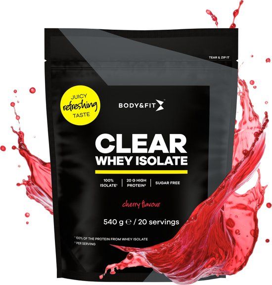 Body & Fit Clear Whey Isolate - Cherry - 540g