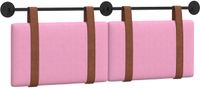 vidaXL Hangend hoofdbord Roze Antiek PU