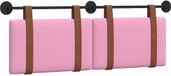 vidaXL Hangend hoofdbord Roze Antiek PU