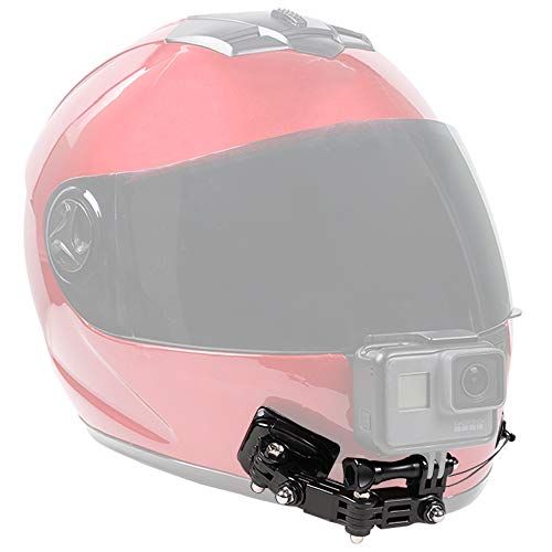 SUREWO Helm houder voor GoPro Hero 10/9/8/7/ (2018) /6/5 zwart, Apeman / Crosstour / AKASO / Victure / Cooau / Campark / DJI Osmo Action camera's