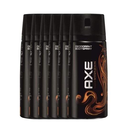 AXE Dark Temptation - 150 ml - Deodorant Spray - 6 stuks - Voordeelverpakking