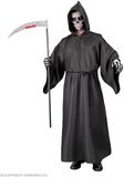 W WIDMANN MILANO Party Fashion Reaper-kostuum, gewaad met capuchon, Magere Hein Plunder Halloween kostuum