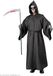 W WIDMANN MILANO Party Fashion Reaper-kostuum, gewaad met capuchon, Magere Hein Plunder Halloween kostuum