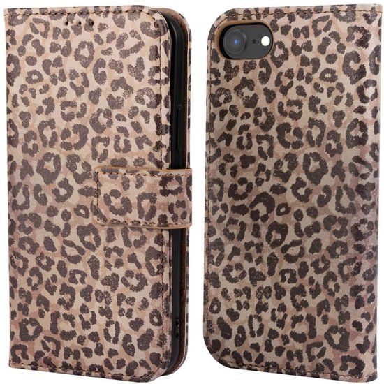 imoshion Hoesje - Geschikt voor Apple iPhone 17e / 16e - Design Bookcase smartphone - Leopard Mood