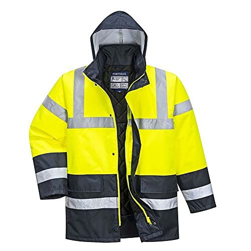 Portwest Hi-Vis Twee Kleuren Verkeersjack - Geel - 6XL - S466YER6XL
