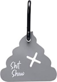 Beeztees Poepzak- en afvalhouder Samy - Hond - Silicone - Grijs