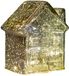 Annas Collection Maison en verre LED 12,5x7,5 or