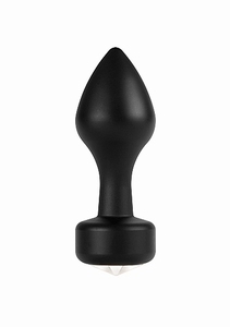 Ouch! Elegant Buttplug Black With Diamond