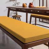 Merkloos Bankkussen - Stoelkussen Outdoor - Comfortabel Zitten - Afneembare Hoes - 80 x 30 cm - Geel