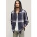 John Varvatos Cole Chemise Coupe Régulière Manches Longues Prunier