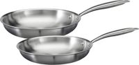 Cookinglife Koekenpannenset Superior Triply RVS 2-Delig ø 24 & 28 cm