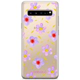 ERT GROUP Telefoonhoes voor Samsung S10 5G origineel en officieel gelicentieerd Babaco patroon Fruits and Flowers 022 optimaal aangepast aan de vorm van de mobiele telefoon, gedeeltelijk transparant