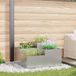 vidaXL Jardinière argent 80 x 80 x 48 cm acier galvanisé