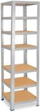 Shelfplaza HOME metalen stellingkast - 230x45x45 cm - verzinkt - 7 planken