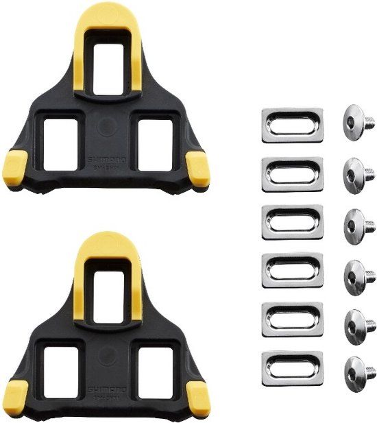 Shimano SM-SH11 SPD-SL Schoenplaatjes - Geel - 6 Graden Speling