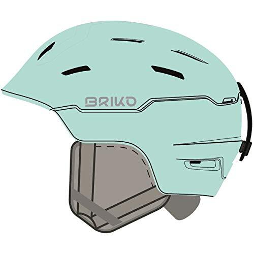 Briko Crystal 2.0 Skihelm, dames, mat grijs, klein