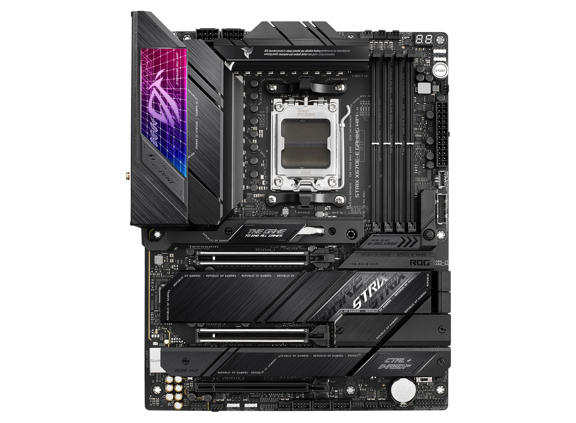 ASUS ROG STRIX X670E-E GAMING WIFI - AMD X670 Motherboard - Socket AM5 - ATX